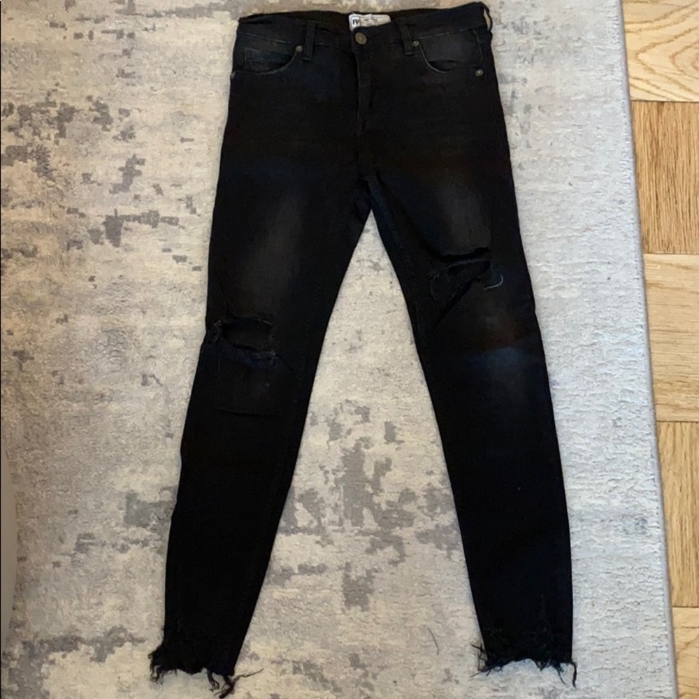 Free People Black Jeans